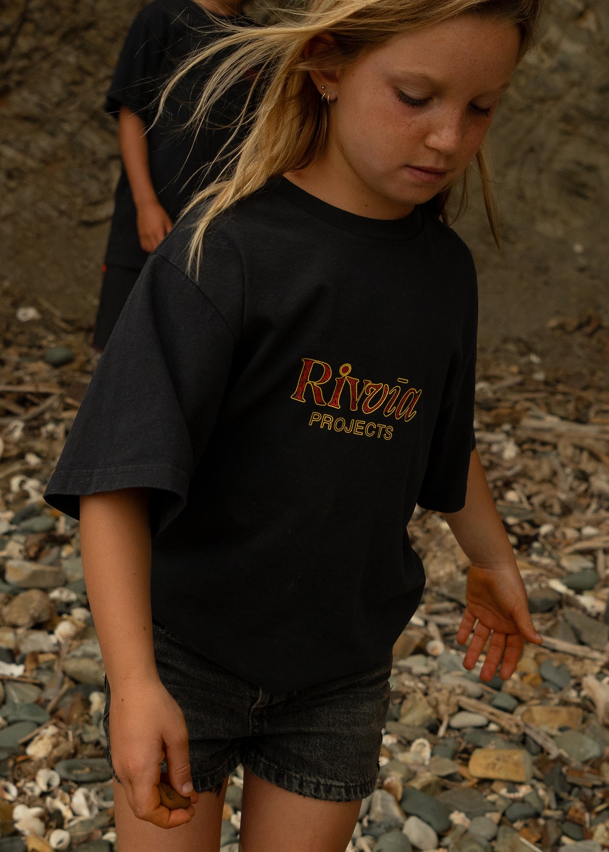 WARRIMAY LOGO T-SHIRT : WASHED BLACK