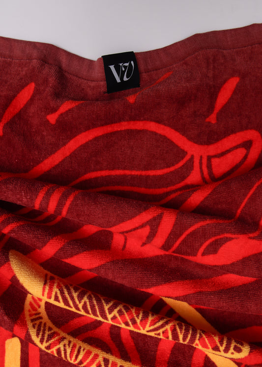 WARRIMAY TOWEL : RED