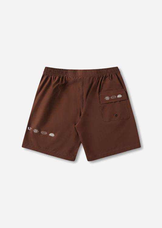 DAILY RIDE SHORTS : BROWN
