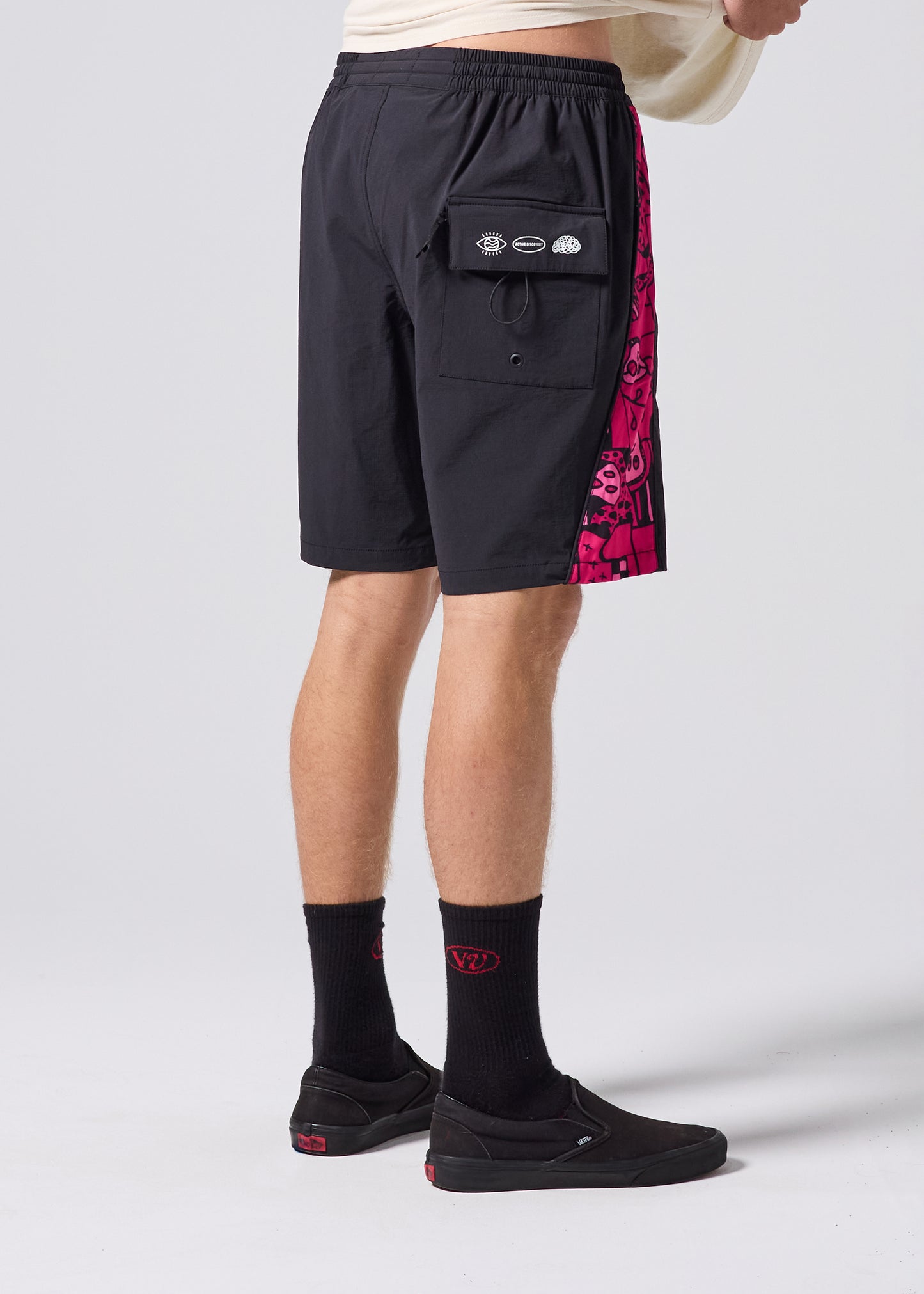 DAILY RIDE JW SHORT : BLACK PINK