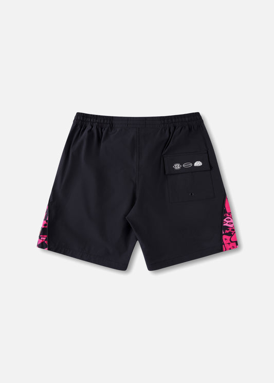 DAILY RIDE JW SHORT : BLACK PINK