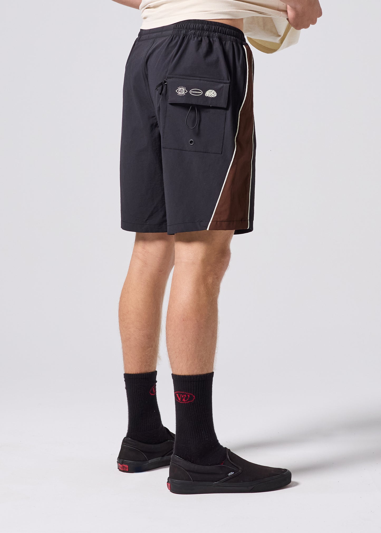 DAILY RIDE PASSAGE SHORT : BLACK BROWN