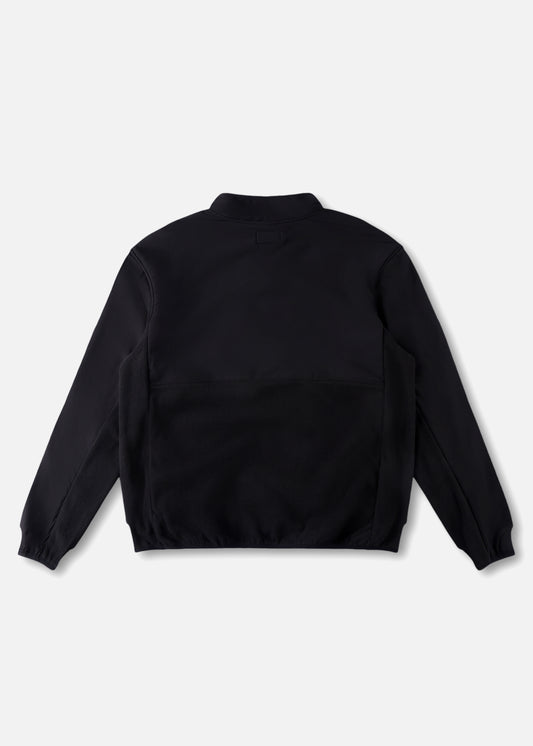 PROJECTS 1/2 ZIP POLAR FLEECE : BLACK BONE