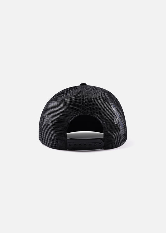 JAPAN VACATION TRUCKER CAP : BLACK