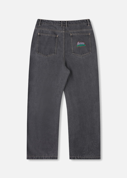 VV DENIM PANT : WORN BLACK