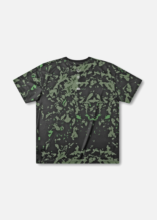 RPL SPORTS T-SHIRT : BLACK GREEN