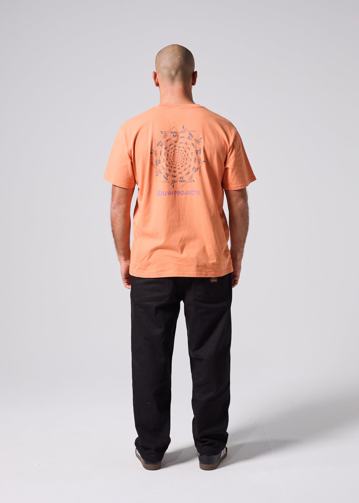 DIMENSION T-SHIRT : ORANGE WASH