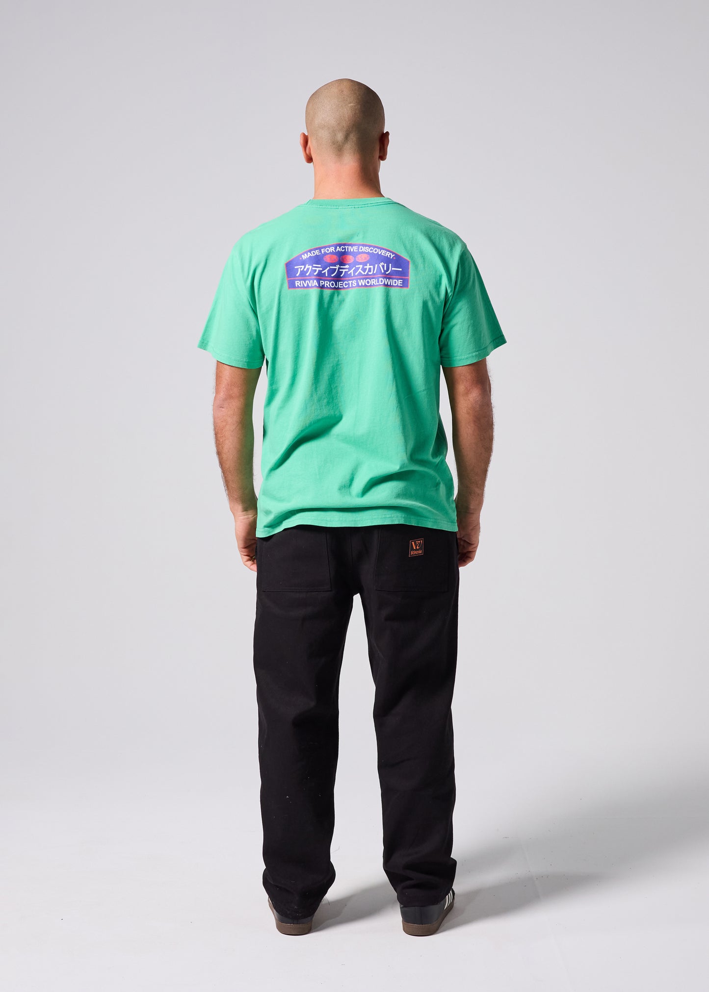 JAPAN VACATION T-SHIRT : GREEN WASH