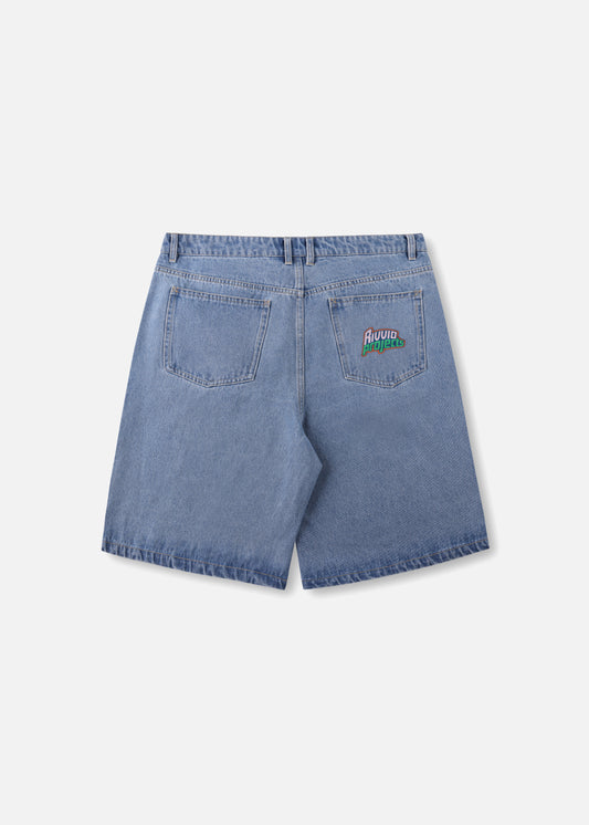 VV DENIM SHORT : WORN BLUE