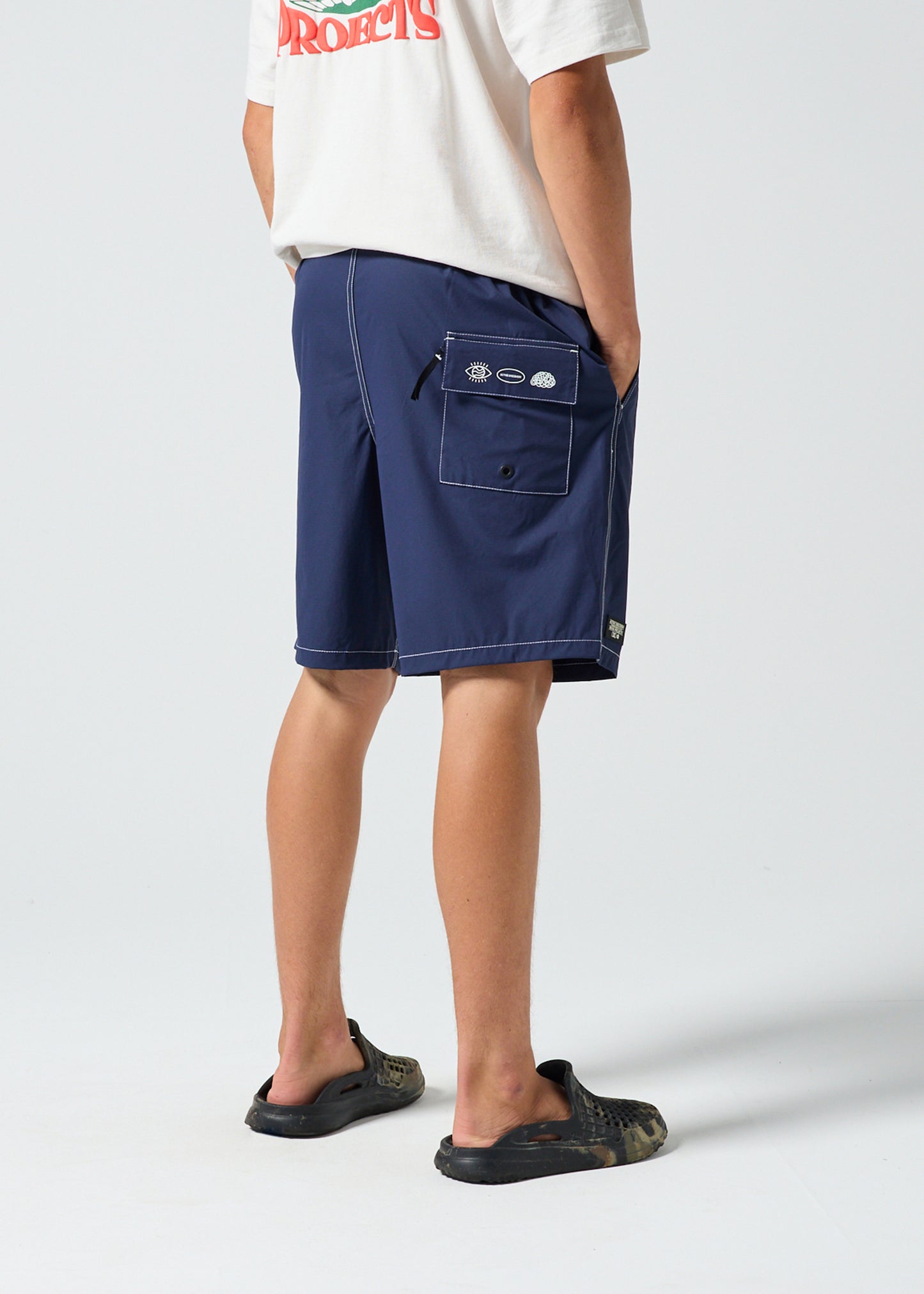 DAILY RIDE CONTRAST SHORT : DARK BLUE