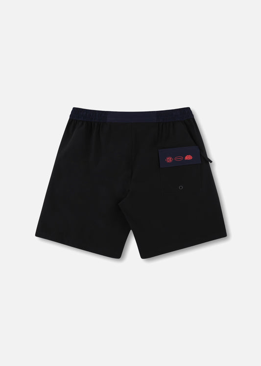 DAILY RIDE WORLD SERIES SHORT : BLACK/BLUE