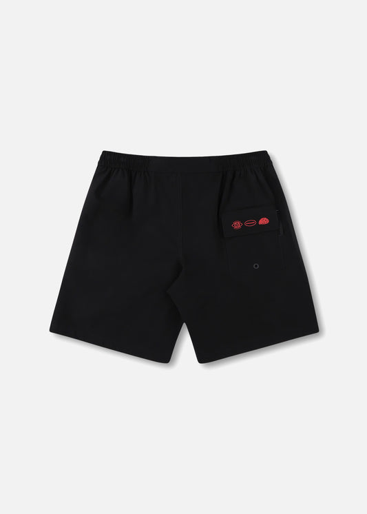 DAILY RIDE GRID SHORT : BLACK