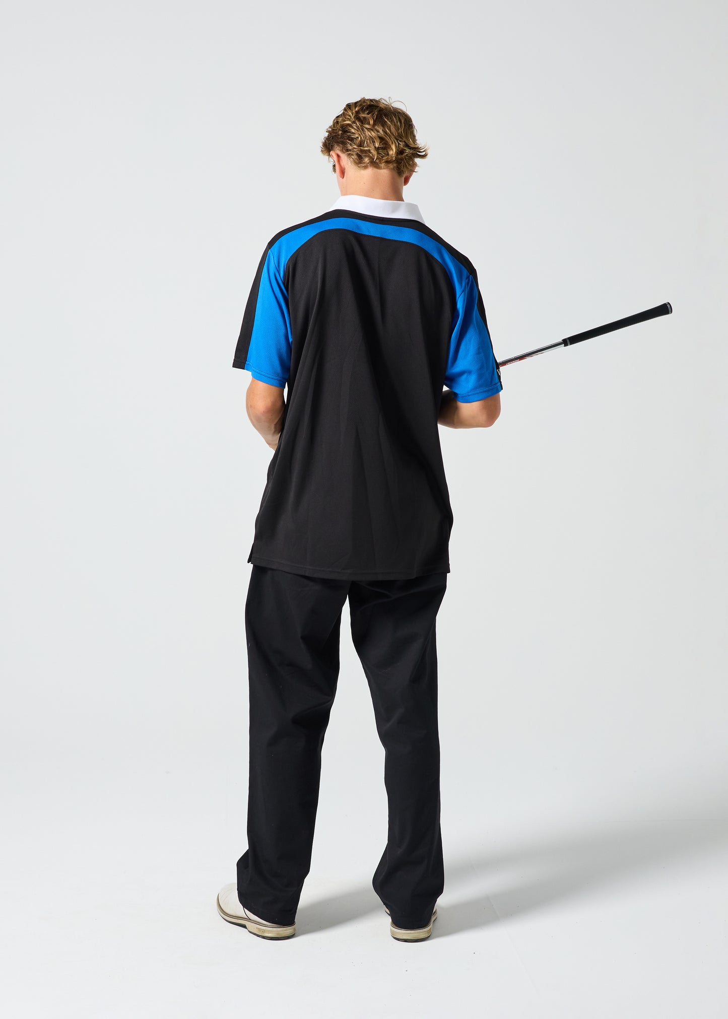 PASSAGE POLO : BLACK/BLUE