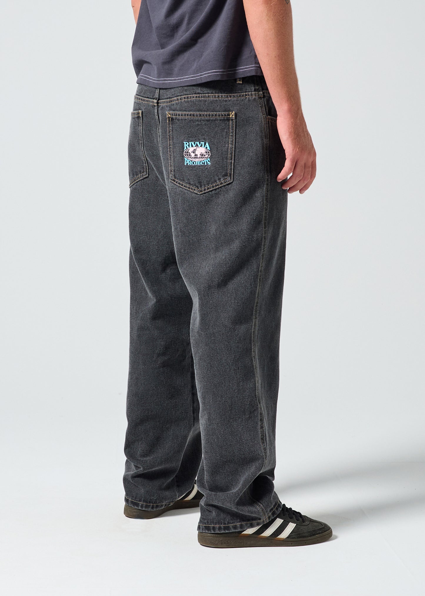 WORLD SERIES DENIM PANT : BLACK