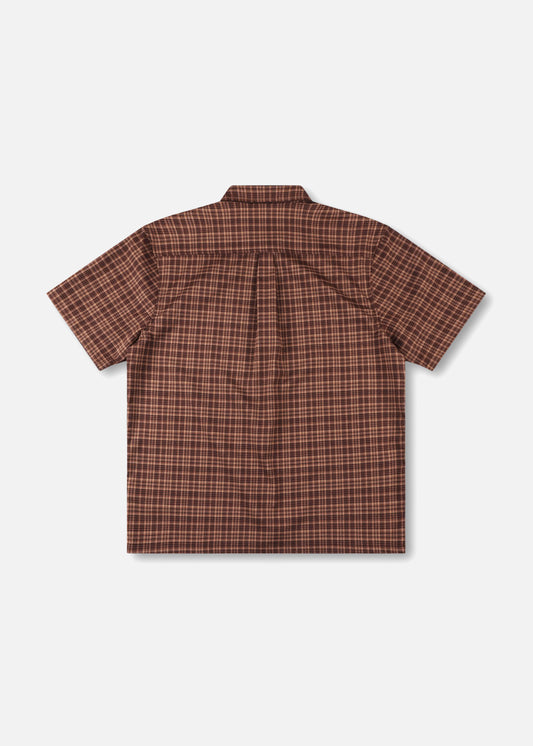 PROJECTS CHECK SHIRT : BROWN BLACK