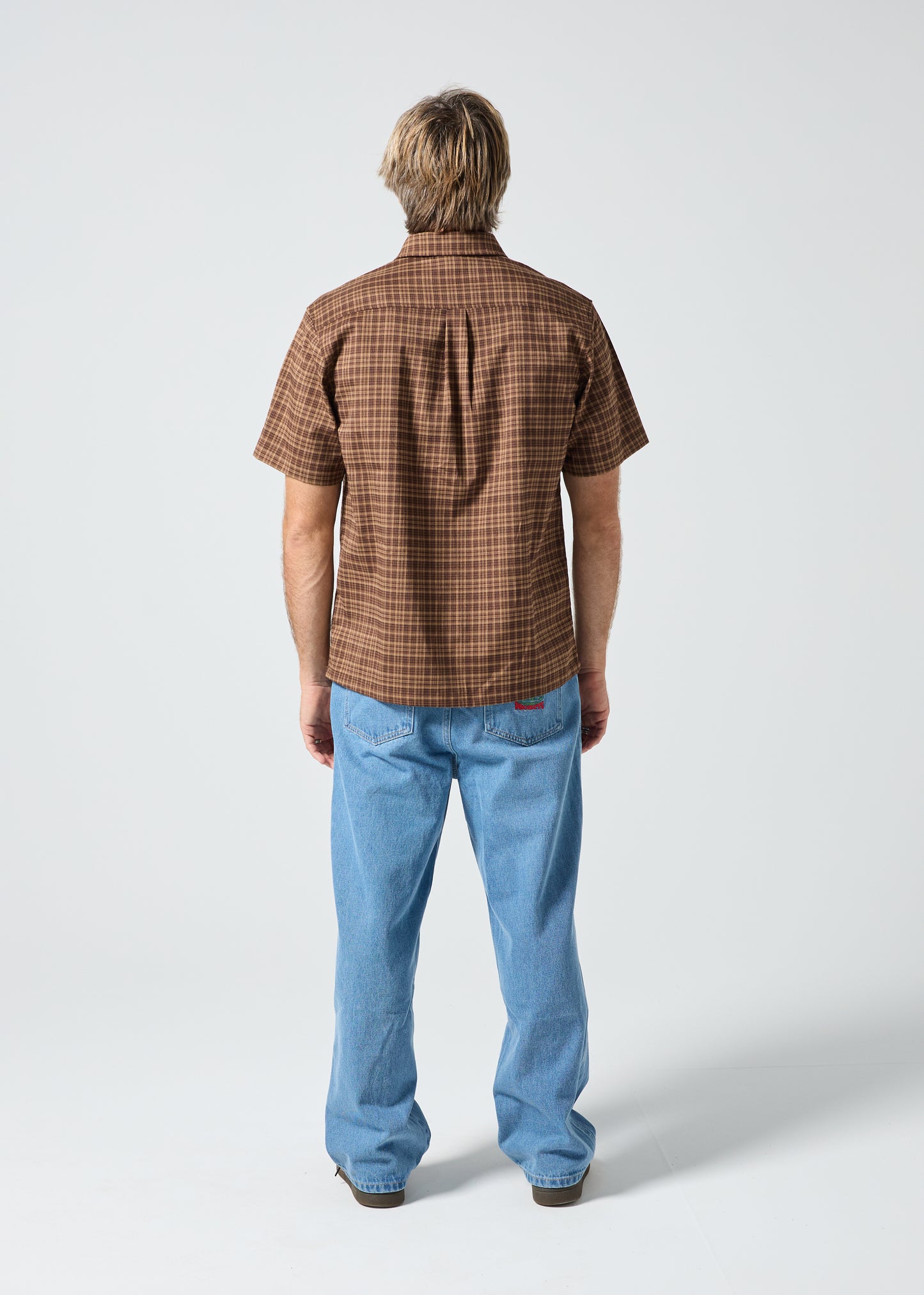 PROJECTS CHECK SHIRT : BROWN BLACK