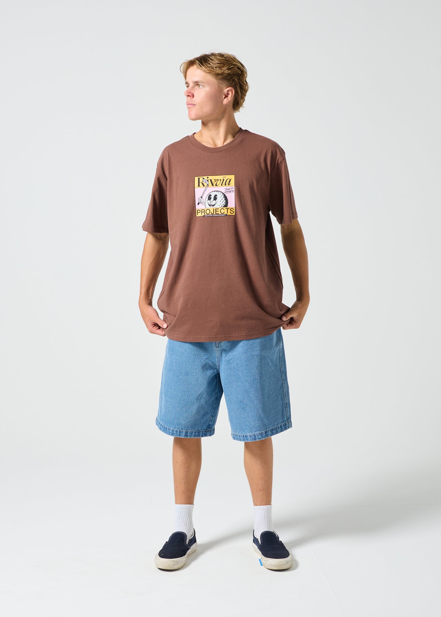 YOUR BUDDY T-SHIRT : BROWN