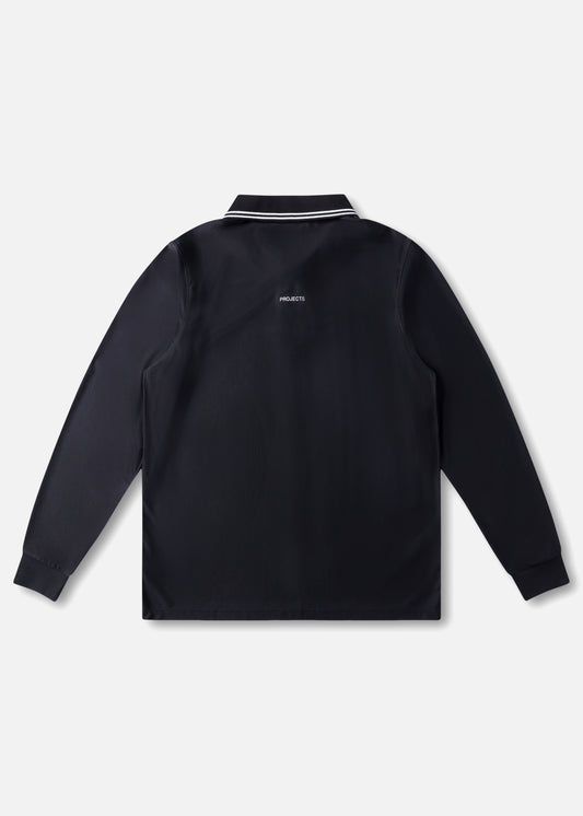 RPL LS POLO : BLACK