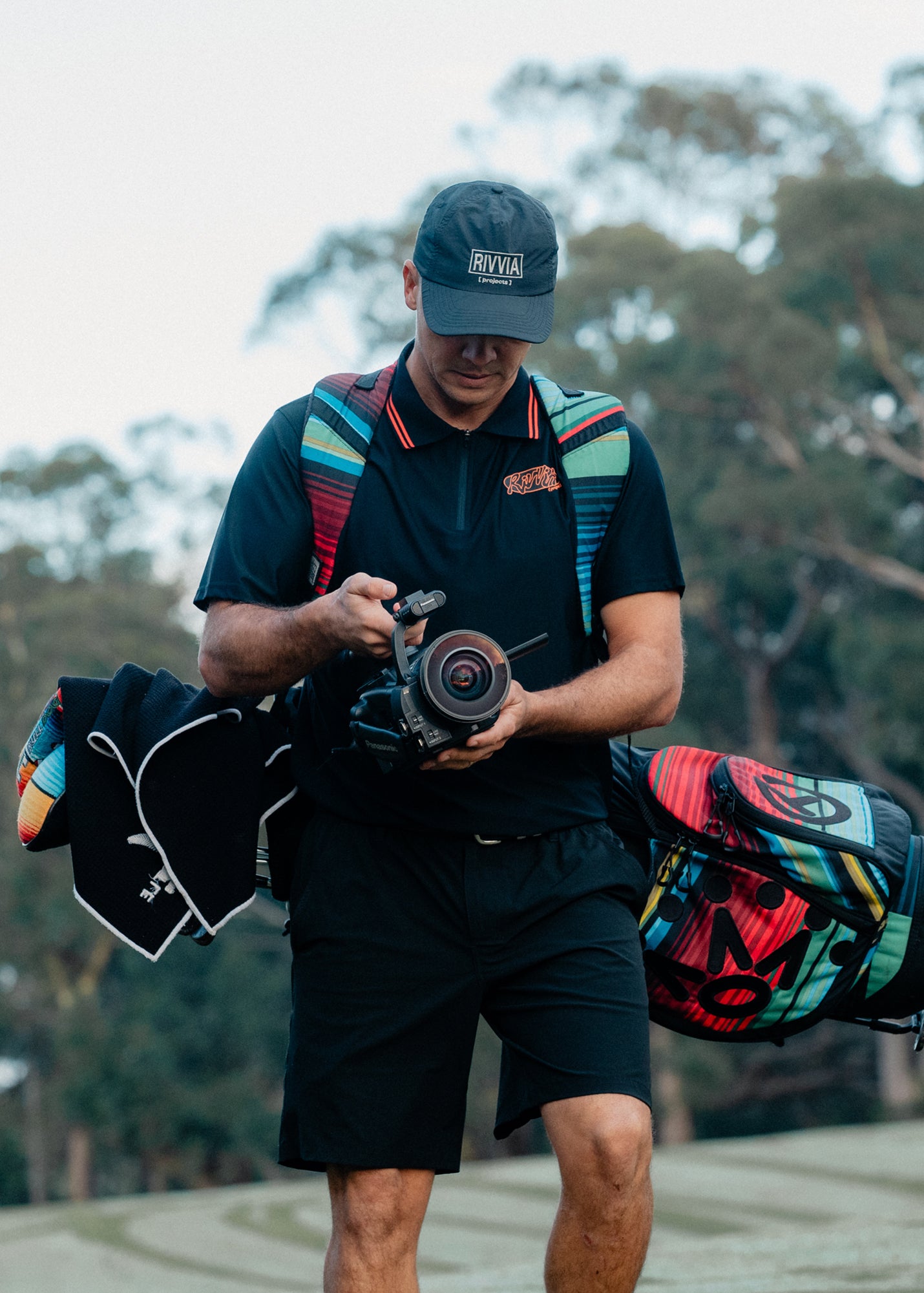 OVAL GRAF POLO : BLACK