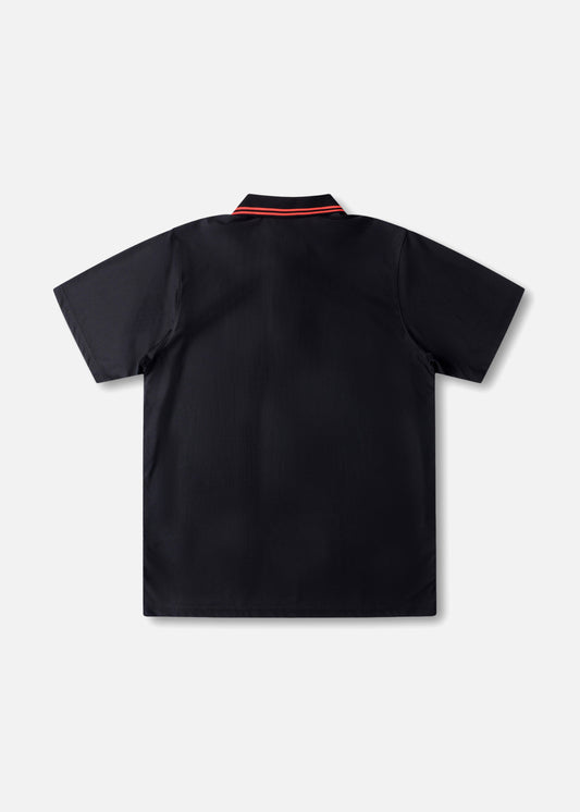 OVAL GRAF POLO : BLACK