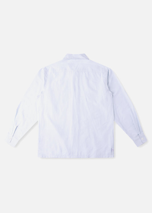 DAILY STRIPE LS SHIRT : BLUE WHITE