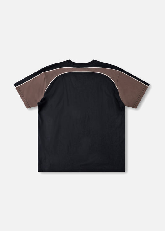 PASSAGE T-SHIRT : BLACK BROWN