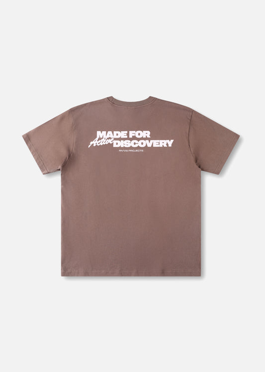 TESTIMONY T-SHIRT : BROWN