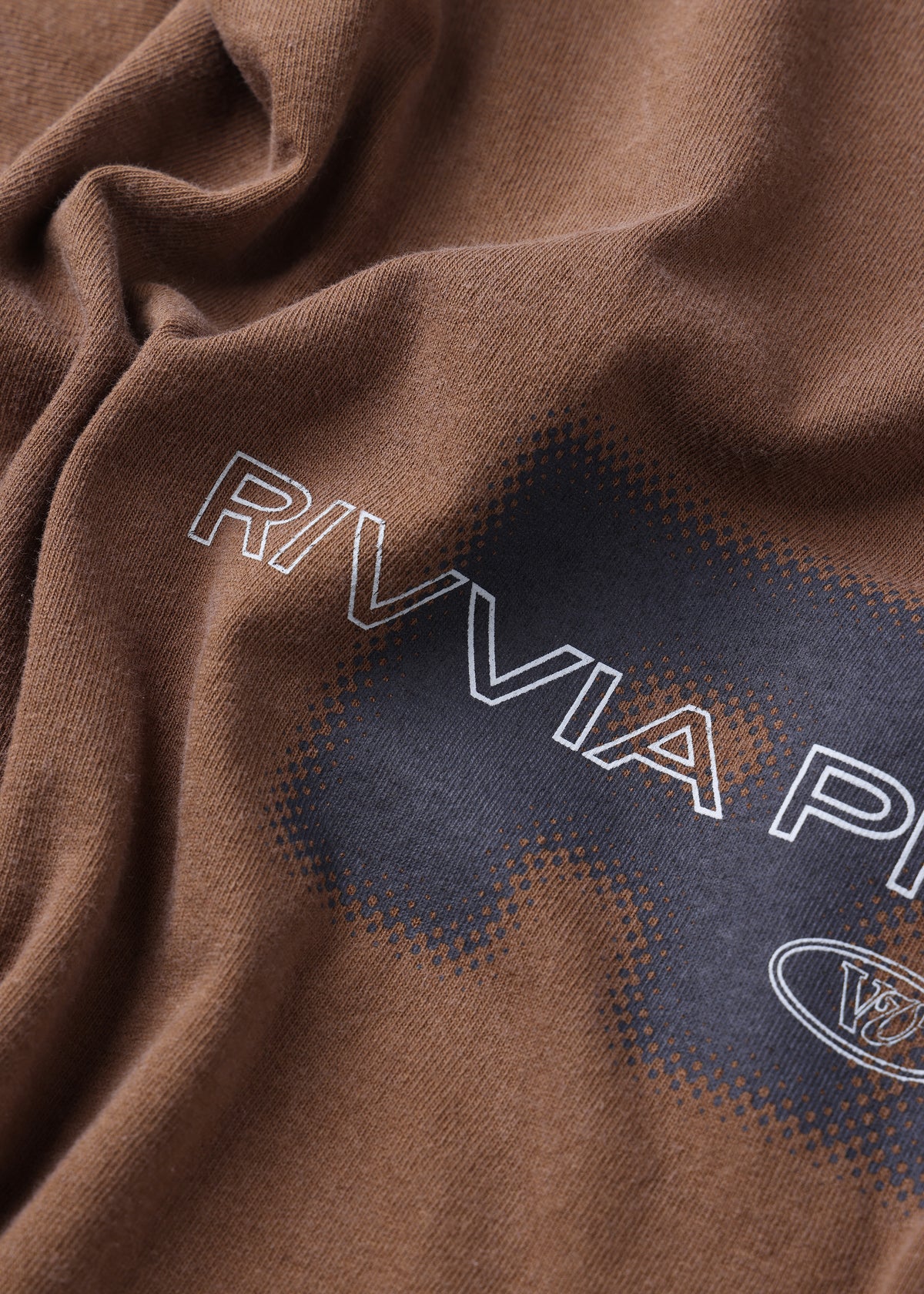 ENVISON RELAXED FIT T-SHIRT : BROWN