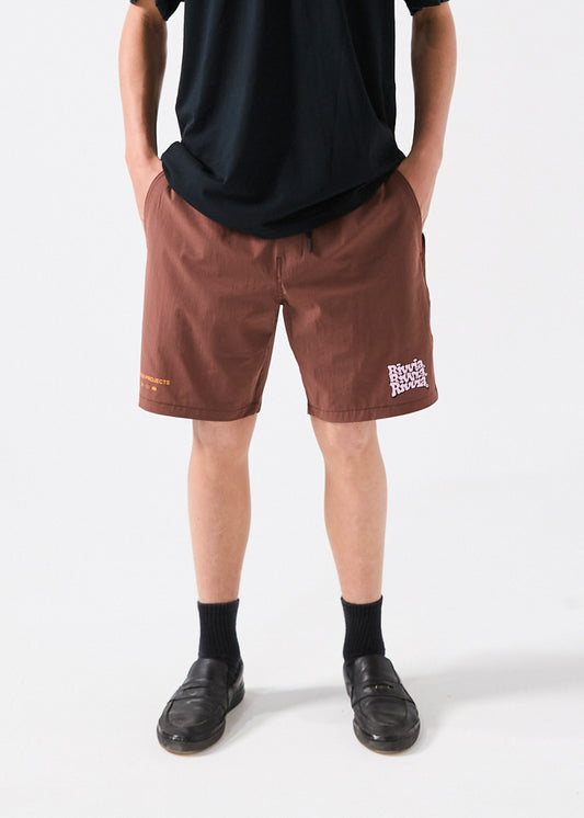 DAILY RIDE PUFFER SHORT : BROWN