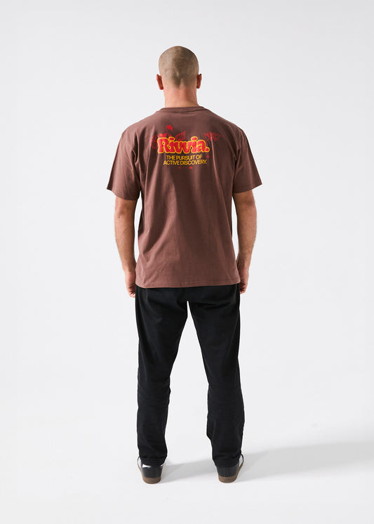 FLORAL PURSUIT T-SHIRT : BROWN