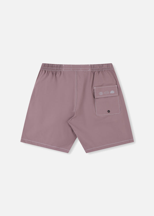 CONTRAST DAILY RIDE SHORT : PALE PLUM