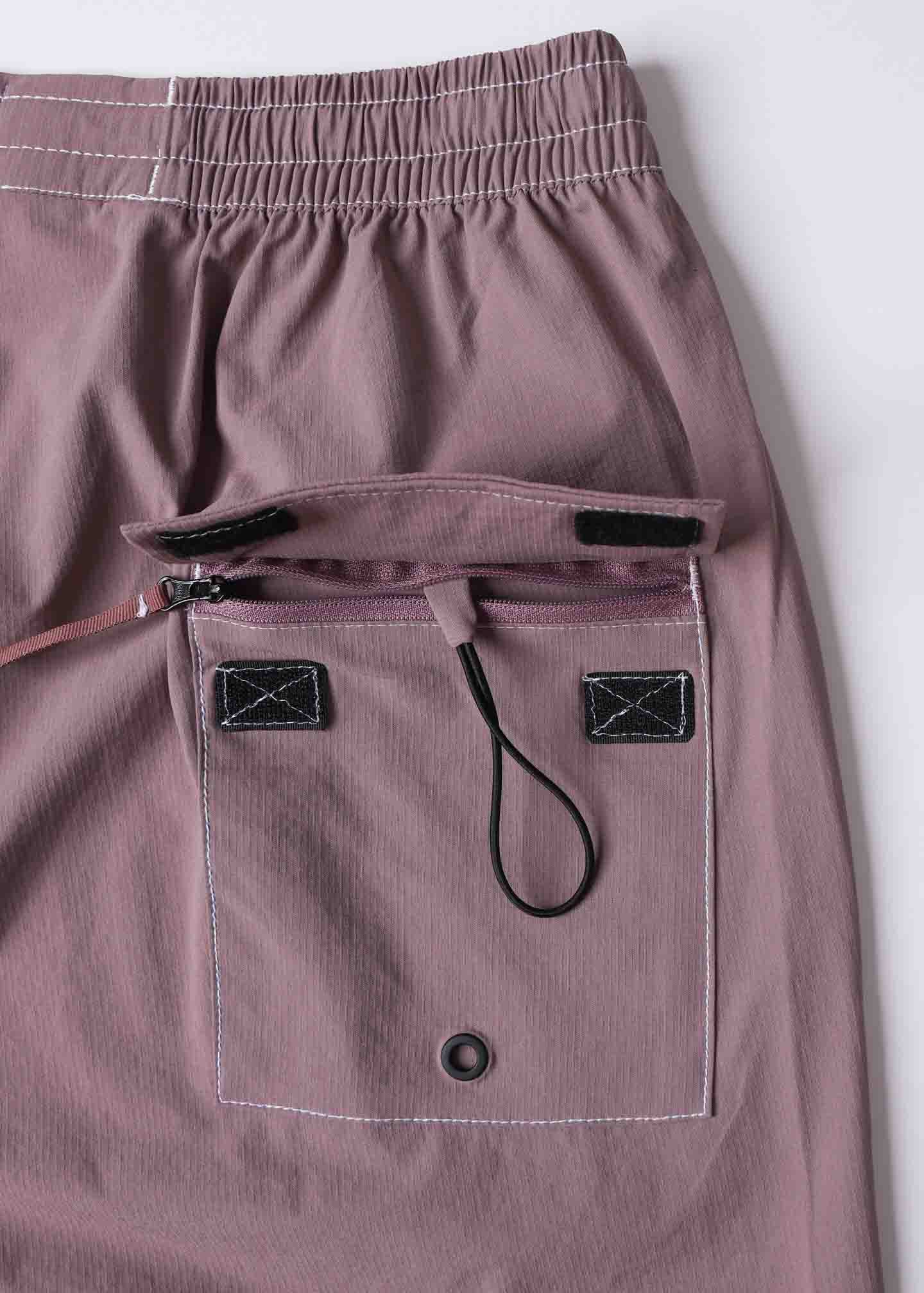CONTRAST DAILY RIDE SHORT : PALE PLUM