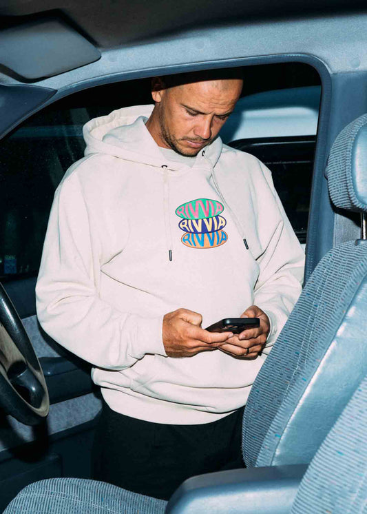 POP REPEAT HOOD : OFF WHITE