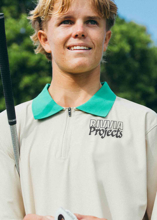 BLUEPRINT POLO : BONE GREEN