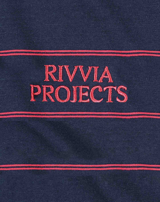 PROJECTS STRIPE T-SHIRT : DARK BLUE RED