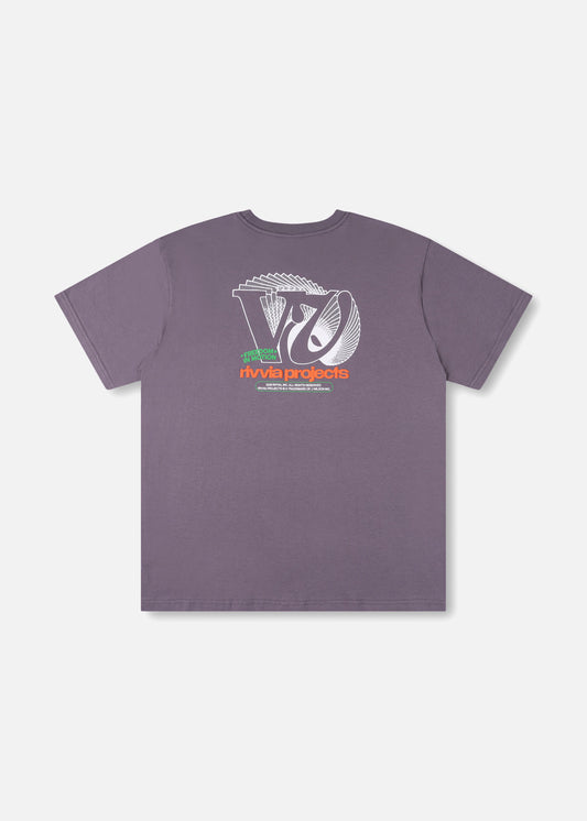 VV SPIRAL T-SHIRT : PALE PLUM