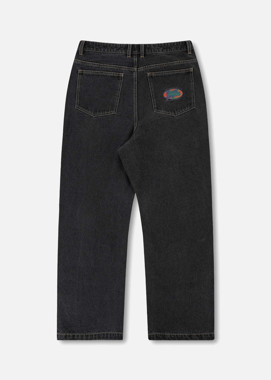 GLOBAL DENIM PANT : WORN BLACK