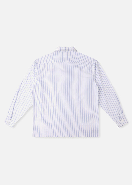 PROJECTS STRIPE LS SHIRT : WHITE BLUE