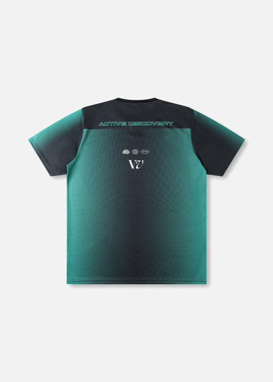 MAZE SPORTS T-SHIRT : BLACK GREEN