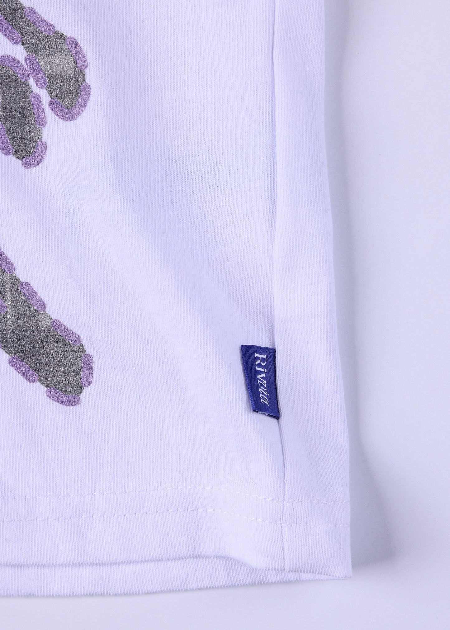 GRAF CHECK T-SHIRT : WHITE