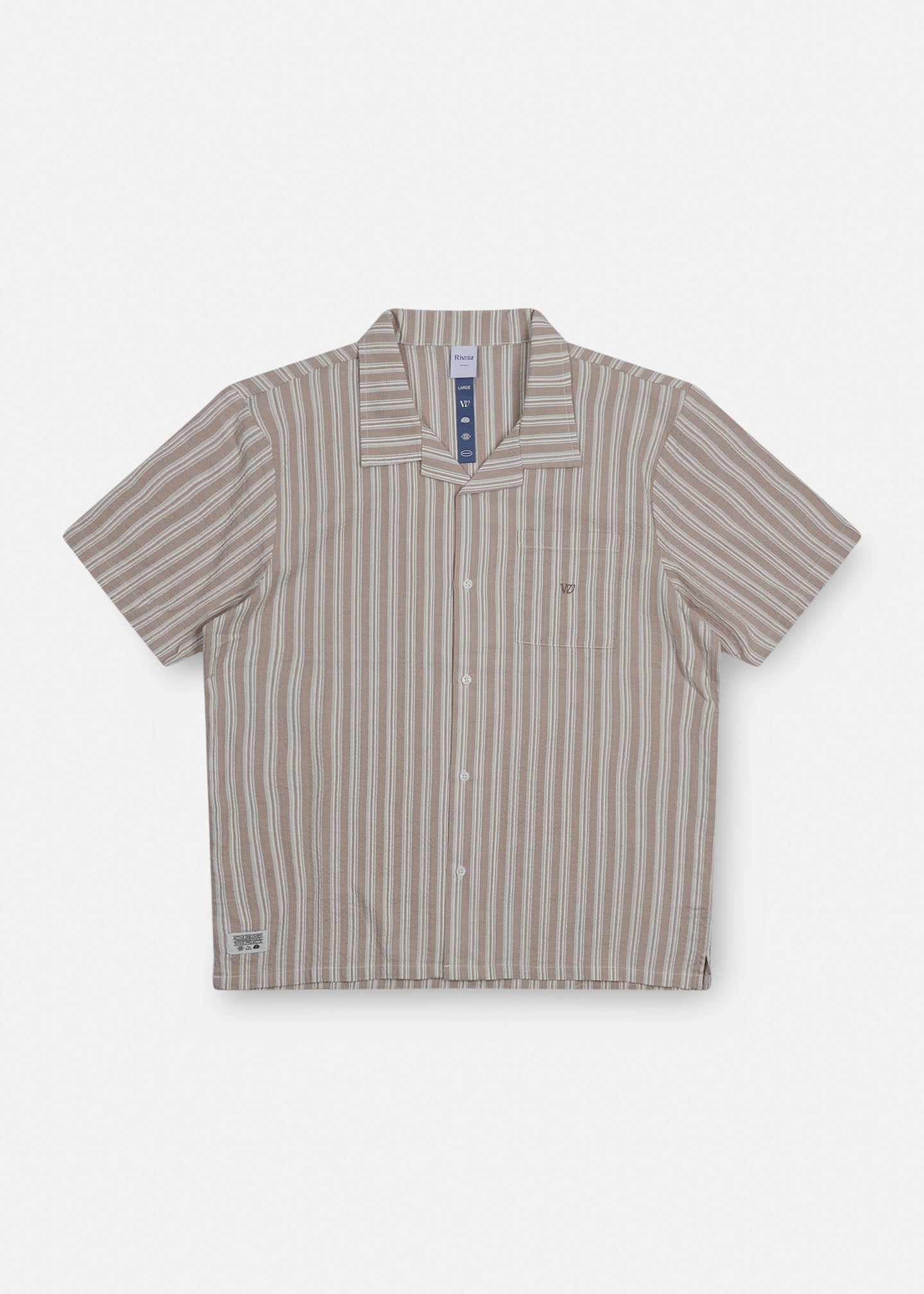 VIRIA- Stripe Short Sleeve Top 