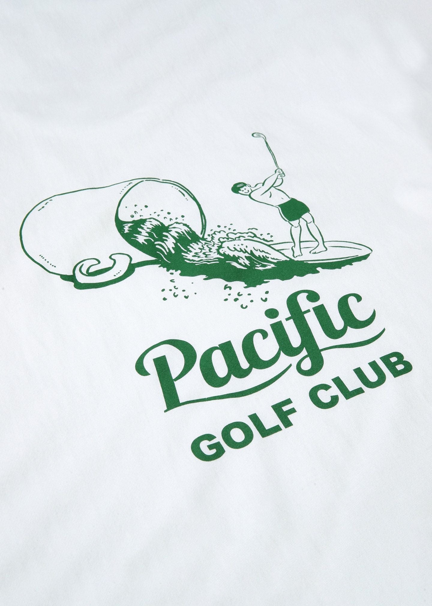 PGC RIVVIA TEE : WHITE/GREEN