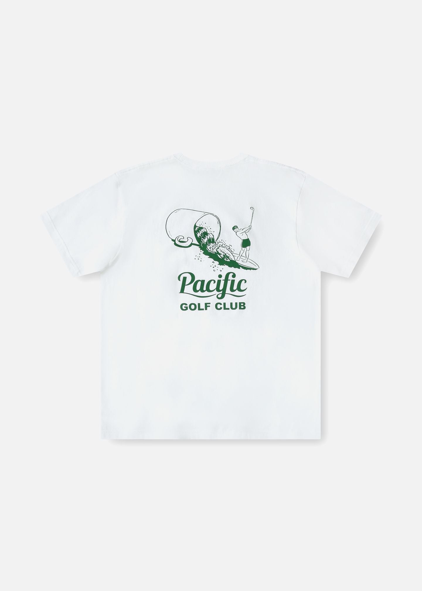 PGC RIVVIA TEE : WHITE/GREEN