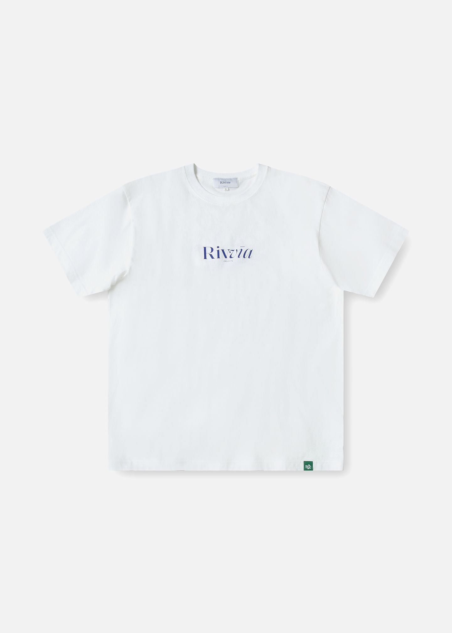 PGC RIVVIA TEE : WHITE/BLUE