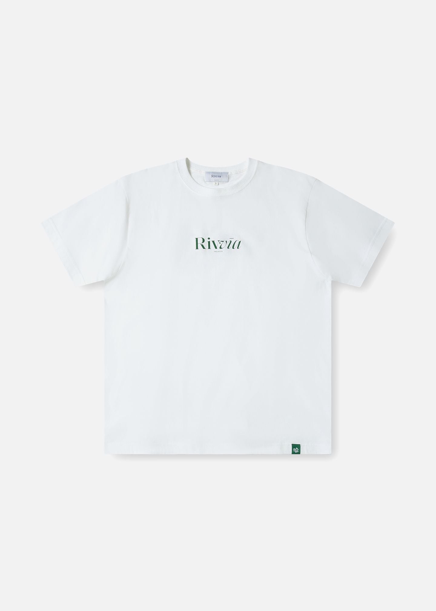 PGC RIVVIA TEE : WHITE/GREEN