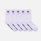 VV 5PACK SOCKS : WHITE