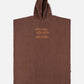 PROJECTS HOODIE TOWEL : BROWN