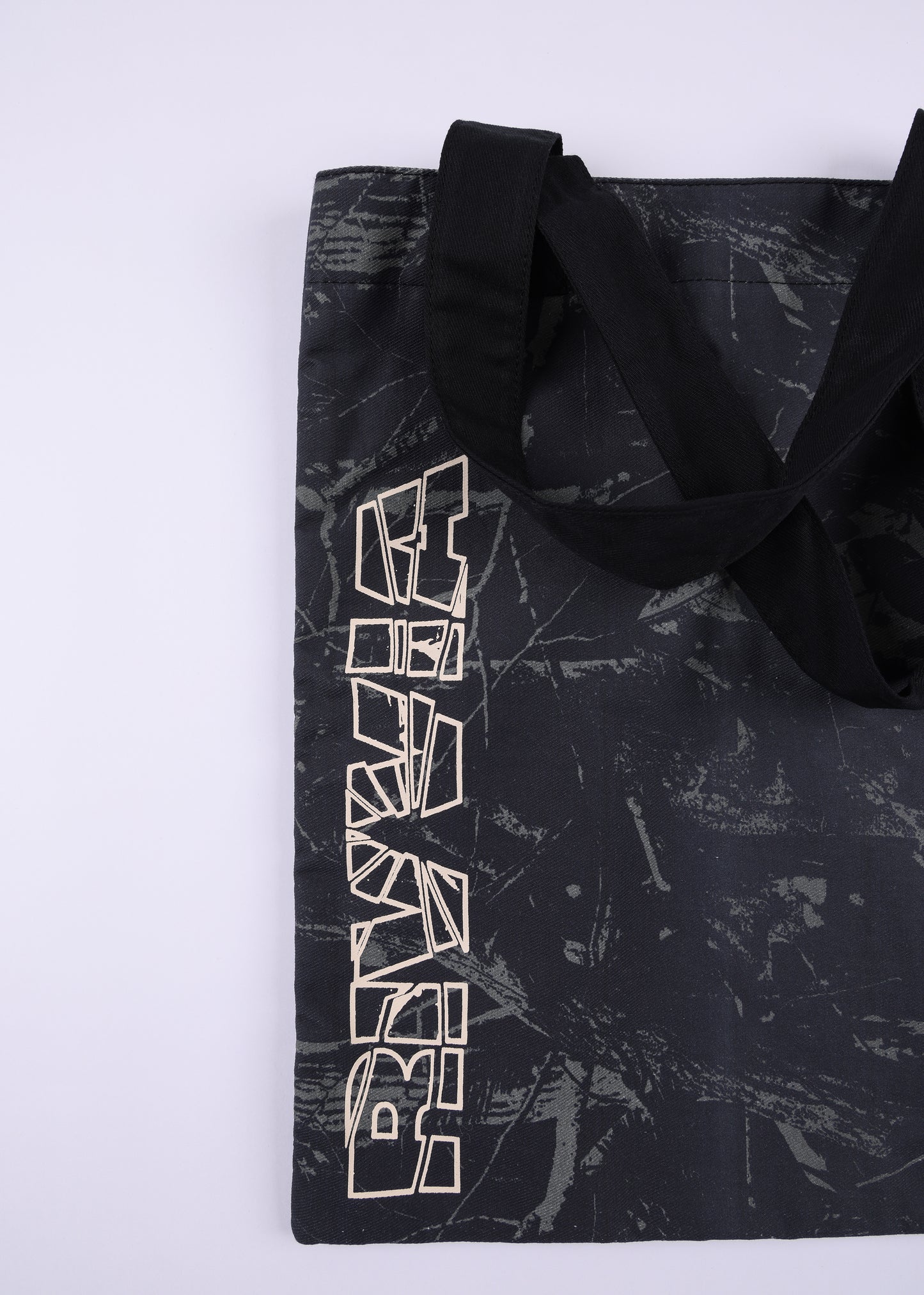 UNCOMMON TOTE BAG : BLACK CAMO