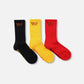 WARRIMAY 3 PACK SOCKS : MULTI