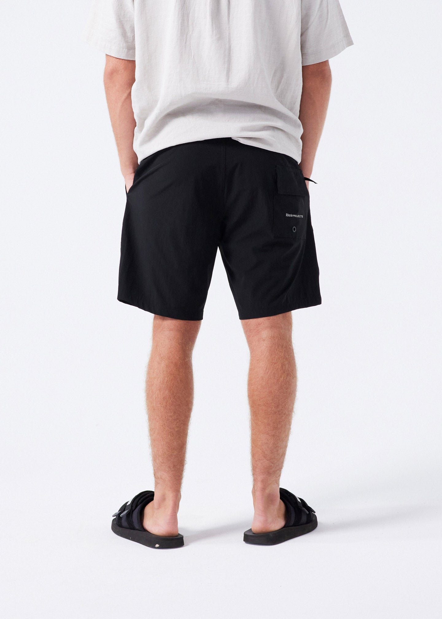 SCATTER BRAIN DAILY RIDE SHORT : BLACK GREY